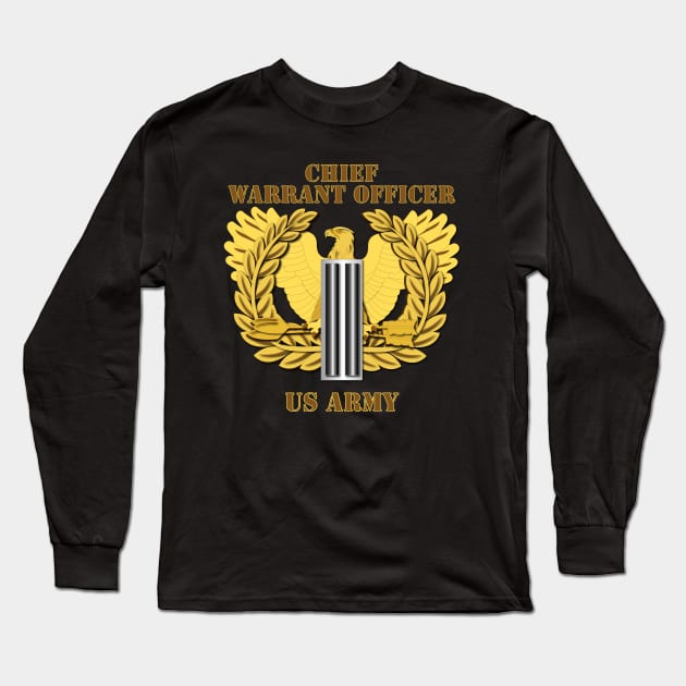 Emblem - Warrant Officer - CW6 Long Sleeve T-Shirt by twix123844